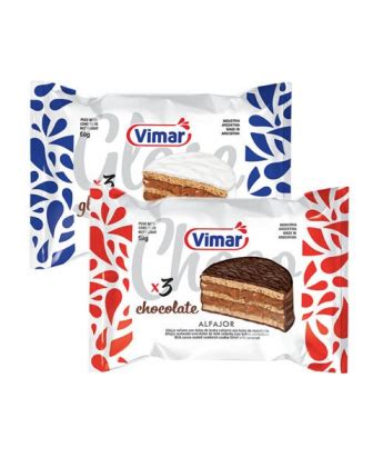Fotografía de alfajores Vimar tradicionales.