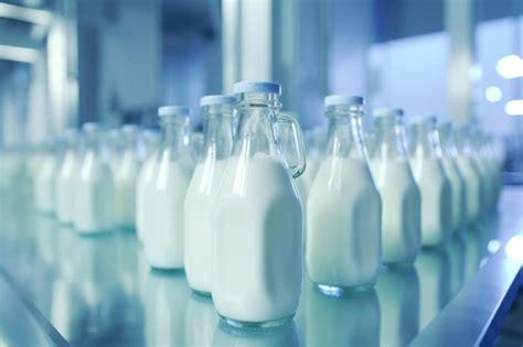 Trabajadores especializados en la producción láctea, control de calidad de la leche