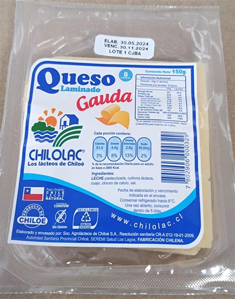 Variedad de quesos Chilolac, incluyendo Gauda y Chanco