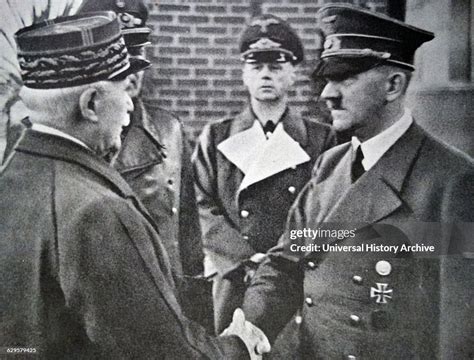 Reunión entre Philippe Pétain y Adolf Hitler