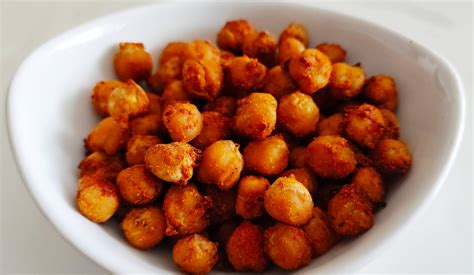Foto de garbanzos horneados con especias