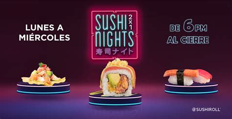 Infografía comparativa de las promociones de sushi disponibles