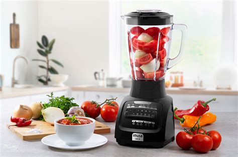 Diagrama de cómo usar una licuadora Vitamix para hacer salsa