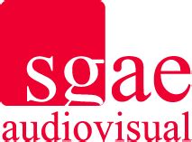 Logo de SGAE o una infografía sobre gestión de derechos de autor
