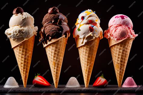 Ilustración que representa la conexión entre diferentes sabores de helado y emociones humanas