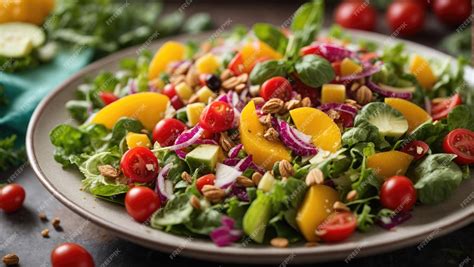 foto de una ensalada muy colorida