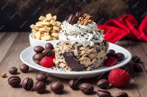 Plato con Pop Dots cubiertos de chocolate y chispas