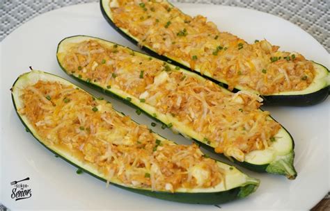 variedad de rellenos vegetarianos para calabacines