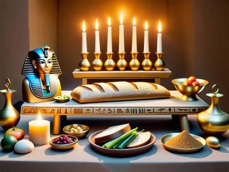 Representación de ofrendas en el Antiguo Egipto con cebollas