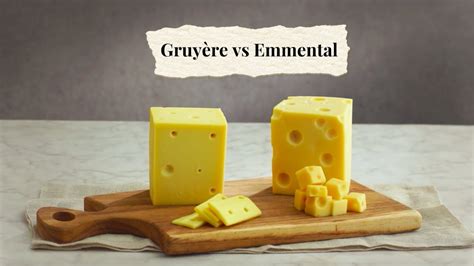 Infografía comparativa de texturas y sabores entre Gruyère y sus alternativas (Emmental, Comté, Appenzeller)