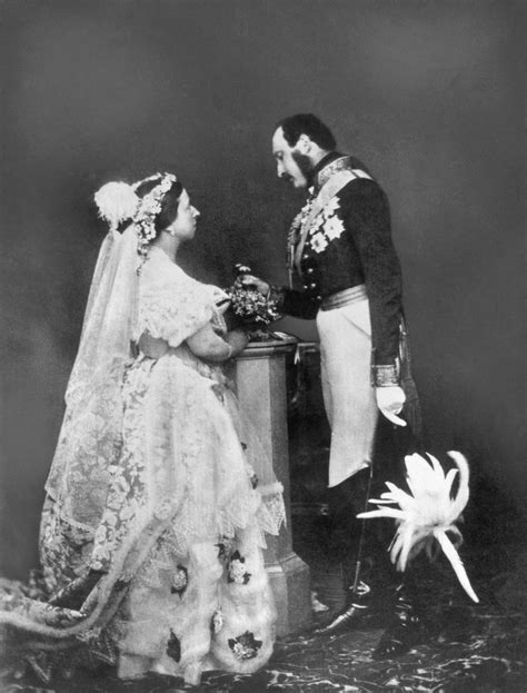 Fotografía antigua de la Reina Victoria y el Príncipe Alberto en Balmoral
