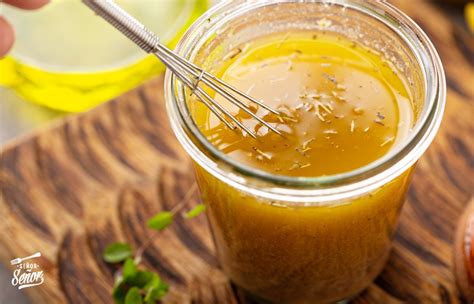 Ingredientes y preparación de la vinagreta de salmón y mostaza