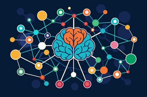 Ilustración abstracta de un aula con elementos de gestión y aprendizaje.