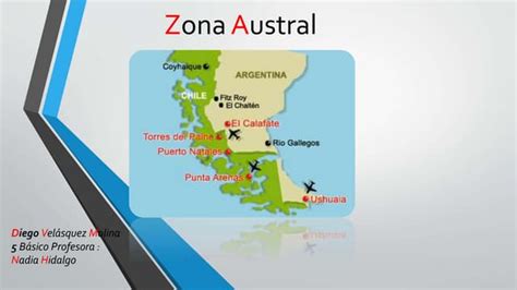 Mapa de la zona de distribución de la merluza austral en las regiones del sur de Chile