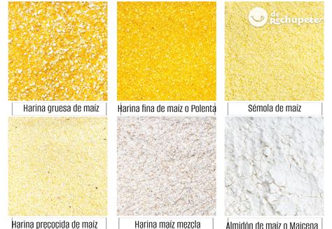 Esquema visual comparativo entre la textura de la harina de maíz nixtamalizada y la harina de arepa (harina PAN)
