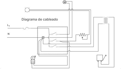 Diagrama de las conexiones eléctricas y requisitos de ventilación para un horno empotrado