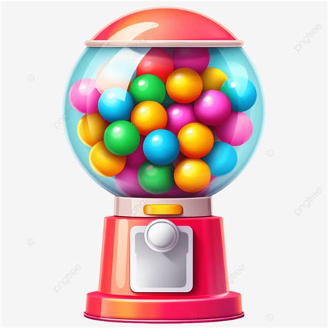 Ilustración conceptual de una máquina dispensadora de dulces vintage rodeada de golosinas clásicas de los años 80 y 90