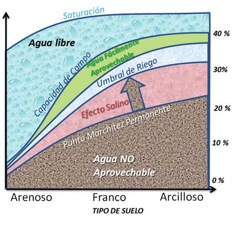 Esquema de métodos de prevención de la salinidad del suelo