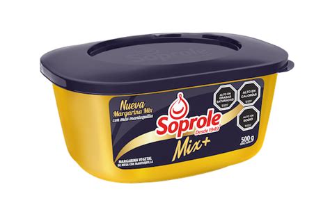 tabla comparativa de las series de mantequilla/margarina Soprole (sabor, sal, grasa, uso principal)