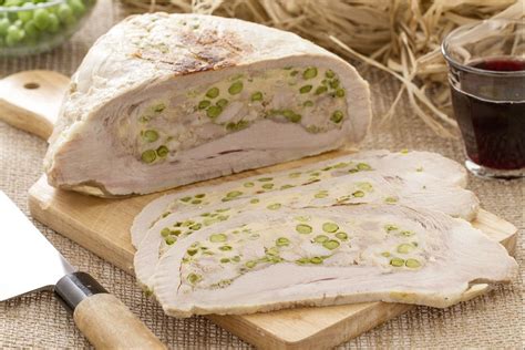 Ilustración de la Cima alla Genovese, plato genovés relleno y enrollado