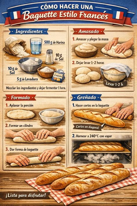 esquema: técnica de greñado de la masa de baguette