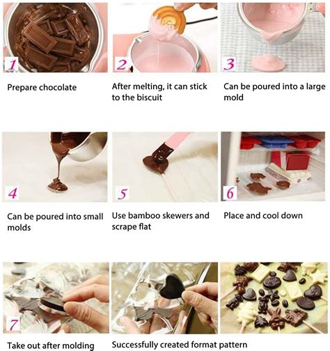 Infografía paso a paso: fusión de chocolate, enfriamiento de la masa, formación de bolitas y rebozado en cacao.
