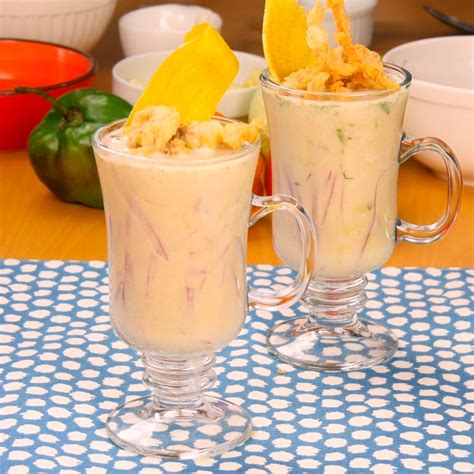 Leche de Tigre en vaso, lista para servir.