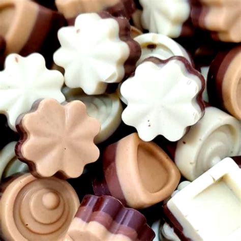 Chocolatinas recién desmoldadas