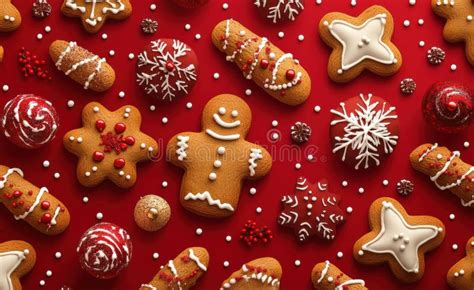 Fotografía profesional de una variedad de galletas decoradas y dulces artesanales dispuestos en un entorno de festival.