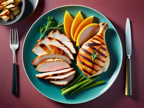 Esquema nutricional comparativo de la pechuga de pollo frente a otras carnes magras
