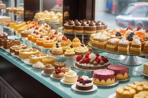 variedad de pastelería vegana en una vitrina