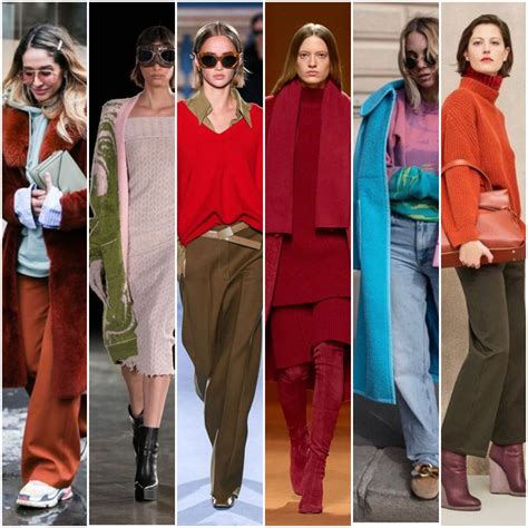 Muestra de outfits de moda que incluyen prendas color salmón, en diferentes estilos