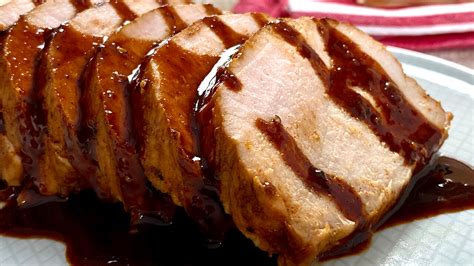 Foto: Lomo de cerdo horneado con salsa