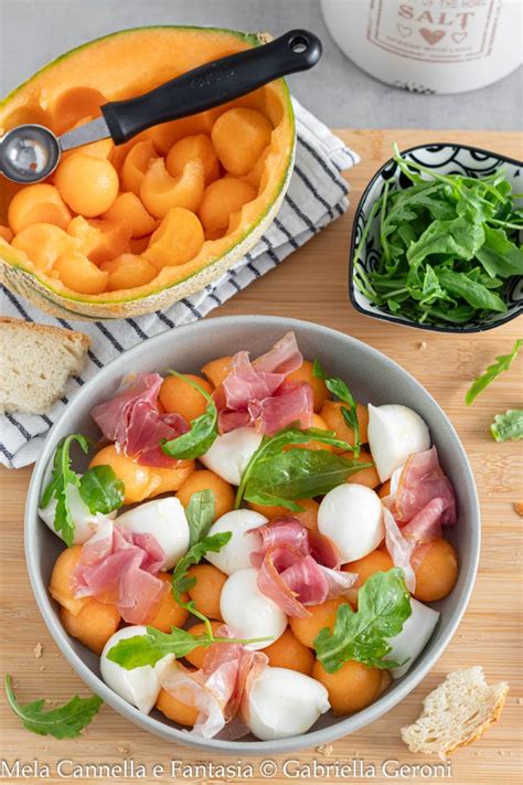 Foto: Ensalada de melón, rúcula, mozzarella y semillas de girasol