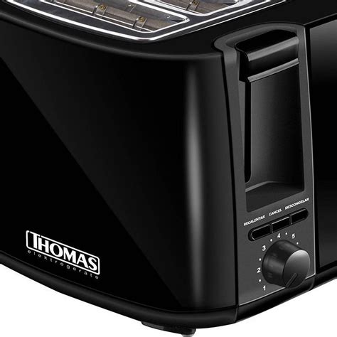 Tostador Thomas TH-126 con 4 ranuras y control independiente
