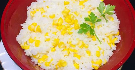 Ingredientes para arroz con choclo peruano
