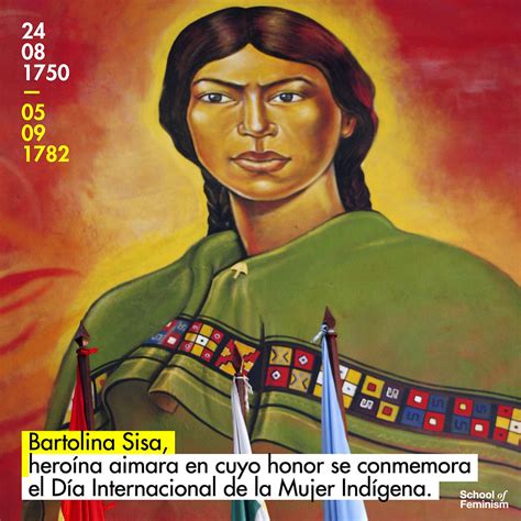 Mural en honor a Bartolina Sisa en Bogotá