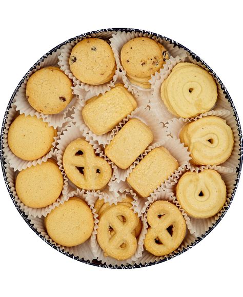 variedad de Danske Småkager en una bandeja
