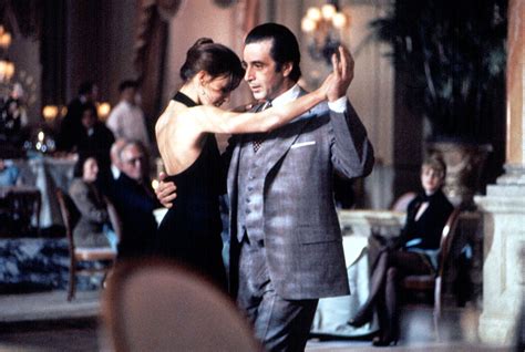 Al Pacino y Gabrielle Anwar bailando tango en 