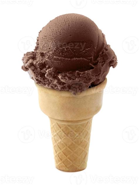 Emoji de helado de chocolate en un cono