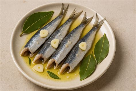Foto: Sardinas fritas y escabechadas, listas para servir