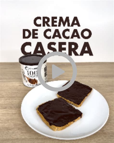 Infografía con los pasos de la receta de crema de cacao casera