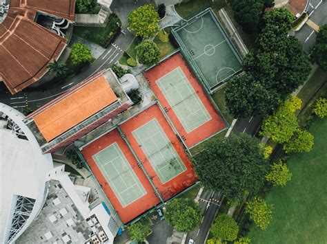 Vista aérea de las canchas de almacenamiento de preconcentrado