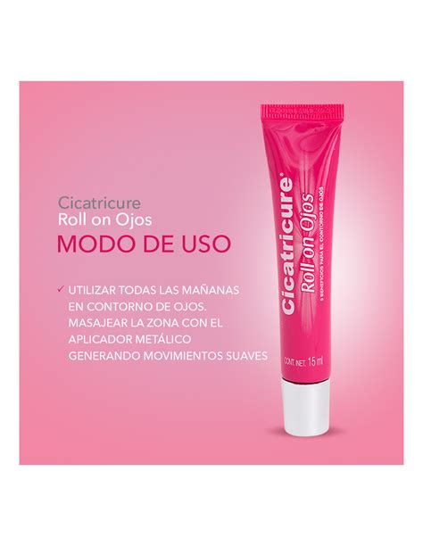 Foto de Cicatricure Roll On Ojos con envase y aplicador visible