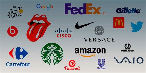 Montaje de logotipos famosos con supuestos mensajes subliminales (Amazon, Coca-Cola, Disney)