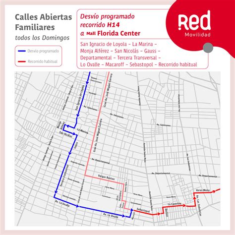 Mapa de Gran Avenida con la ubicación de la tienda mencionada