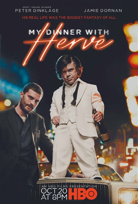 Peter Dinklage caracterizado como Hervé Villechaize en la película