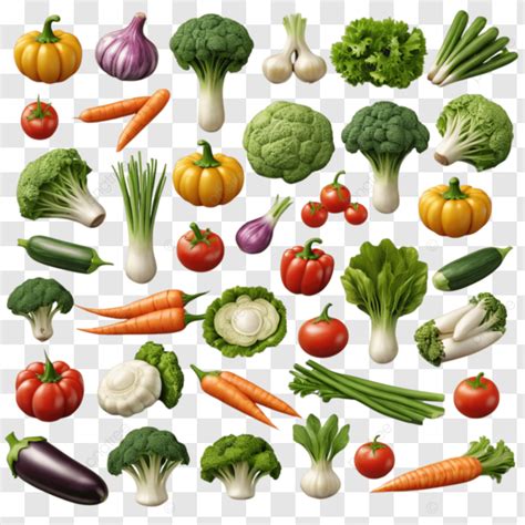 Ilustración de variedad de vegetales frescos para hamburguesas vegetales