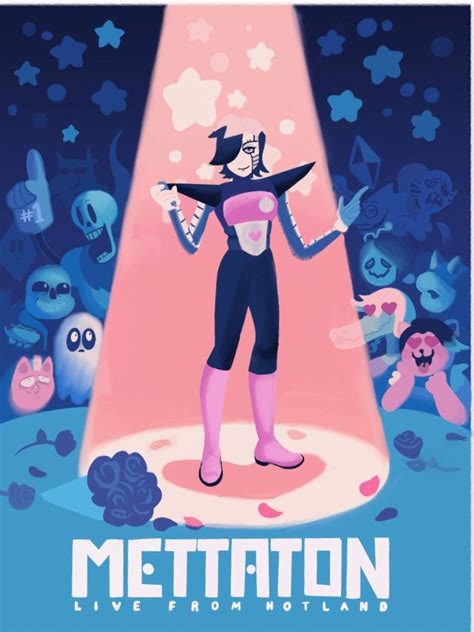 Concept art de Mettaton o fan art que explore una versión alternativa de su diseño.