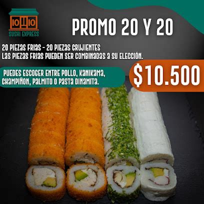 Fachada del restaurante 1010 Sushi Express Las Cabras